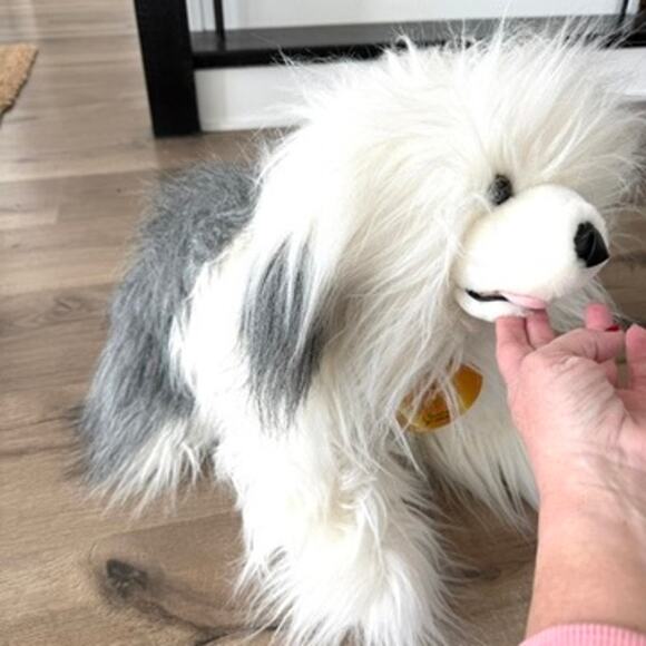Dakin Soft Classics Old English Sheepdog Plush 1995 Toys R Us 25” NWT Realistic - Picture 1 of 11